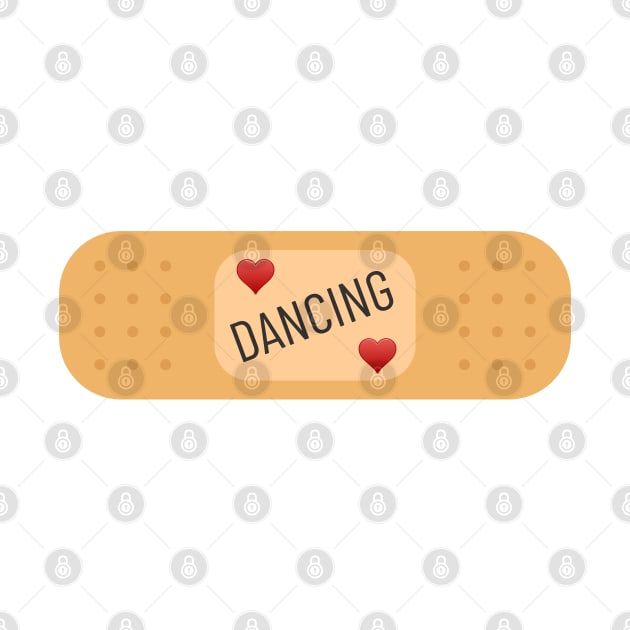 Dancing patch, dance bandaid by Bailamor