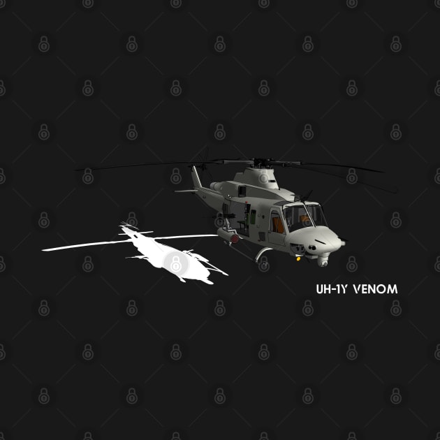 UH-1Y Venom Helicopter by Arassa Army