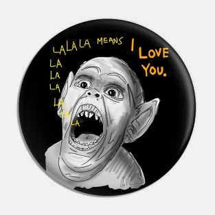 Bat Boy Loves You Pin