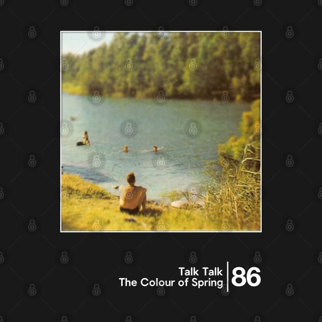 Talk Talk - The Colour of Spring / Minimal Style Graphic Artwork Design by saudade