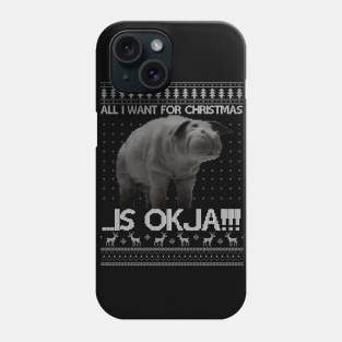 All I Want For Christmas Is OKJA Knit Pattern Phone Case