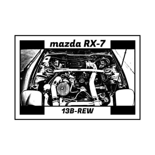 MAZDA RX-7 FD ENGINE T-Shirt