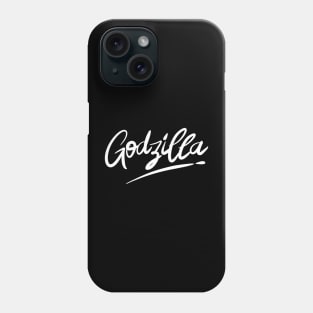 GODZILLA IN LETTERING Phone Case