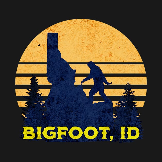 Bigfoot, Idaho by Bananas T-Shirts