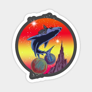 Space Shark Magnet