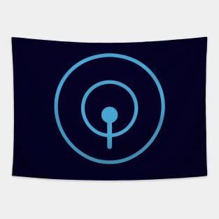 Drum Icon for Electronic Musician Tapestry