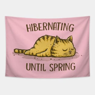 Hibernating Until Spring Tapestry