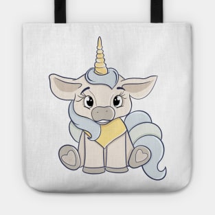 Cute baby unicorn, unicorns lovers, cartoon horse, blue unicorn Tote