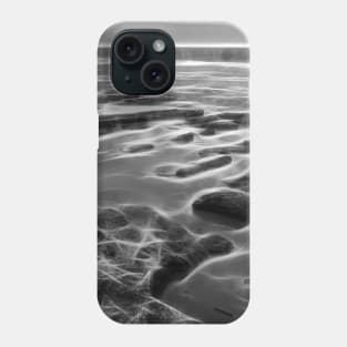 Abstract ocean and rocks Phone Case