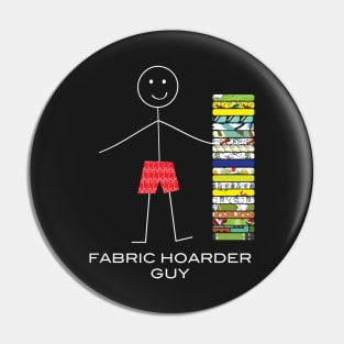 Funny Mens Fabric  Guy Pin