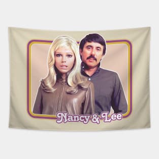 Nancy & Lee // Retro Style Fan Design Tapestry