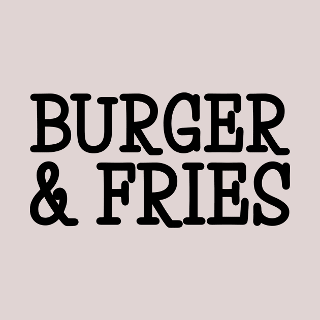 Burger & Fries by amyvanmeter