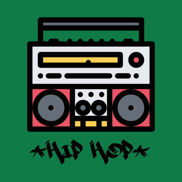 underground hip hop boombox rap by untagged_shop