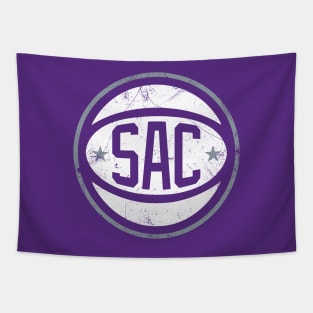 Sacramento Retro Ball - Purple Tapestry