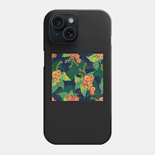 Tropical Begonia Floral Phone Case