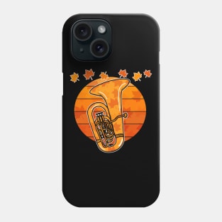 Fall Tuba Tubaist Brass Musician Autumn Phone Case