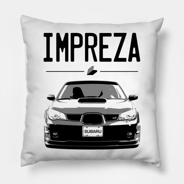 Subaru Impreza Pillow by mufflebox