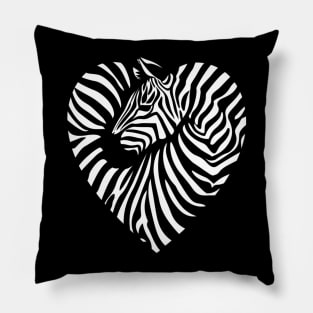 Zebra Theme Artwork Pillow