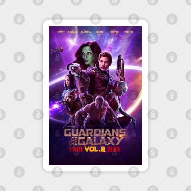 GOTG Vol 3 Magnet by SecretGem