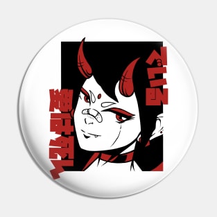 Anime Devil Girl Pin
