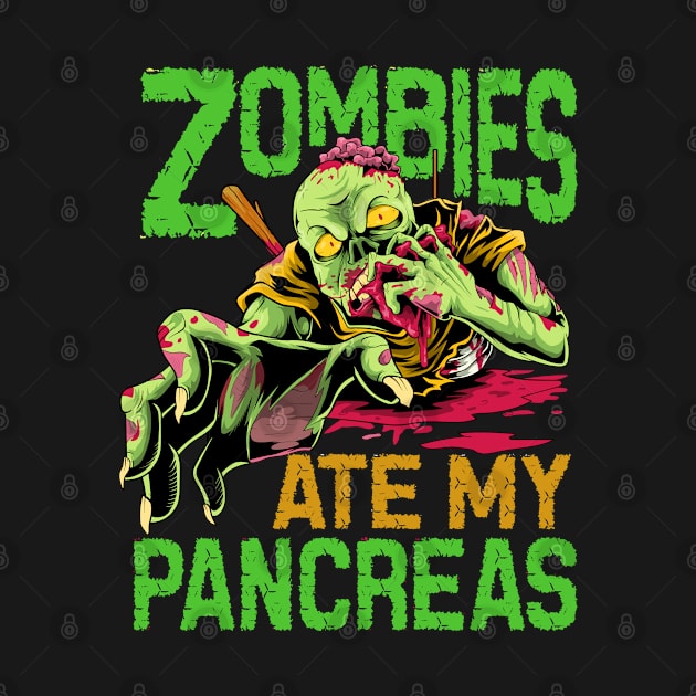 Halloween Zombies ate my Pancreas type One Diabetes by savariya