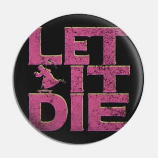 LET IT DIE LOGO 3-D (Pink) Pin