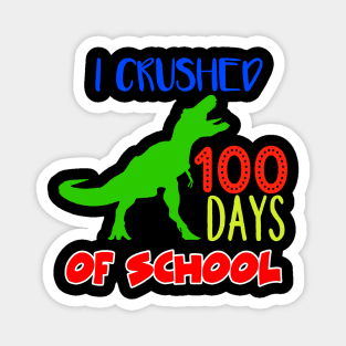 100th Day Of School Dinosaur Magnet