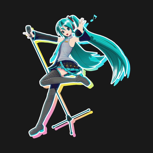 Hatsune Miku by eldridgejacqueline