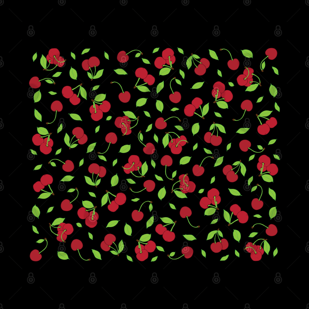 Cherry Pattern 2 by VirgoArtStudio