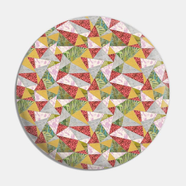 Pattern clash quilt triangle Pin by Remotextiles