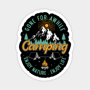 Camping Nature Magnet