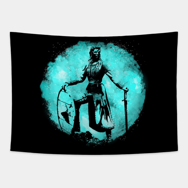 Shield Maiden Tapestry by nickbeta