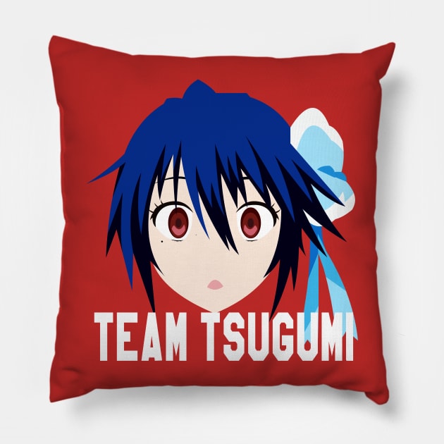 Team Tsugumi - Nisekoi Pillow by LJAIII