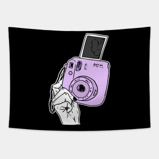 purple instax Tapestry