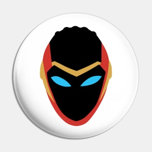 Iron Heart Helmet Wakanda Forever Pin