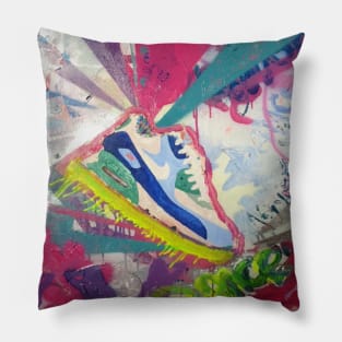 "Colorful Artsy Sneakers" Pillow