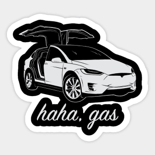 Tesla Model X Blitz Stickers for Sale