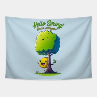 Hello Spring, Hello Allergies Tapestry