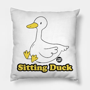 sitting duck Pillow