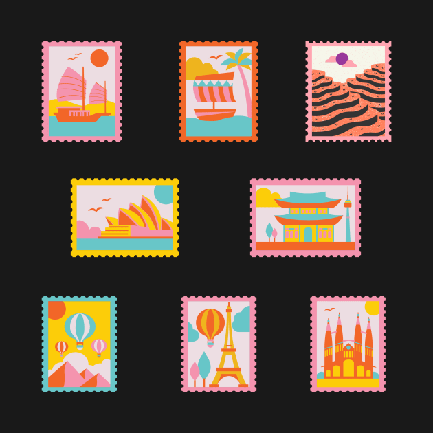 Stamp Collection Travel Edition by jeune98