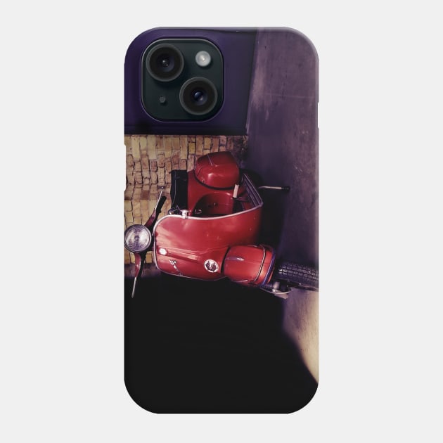 Italian red Vespa, vespa gt Phone Case by hottehue