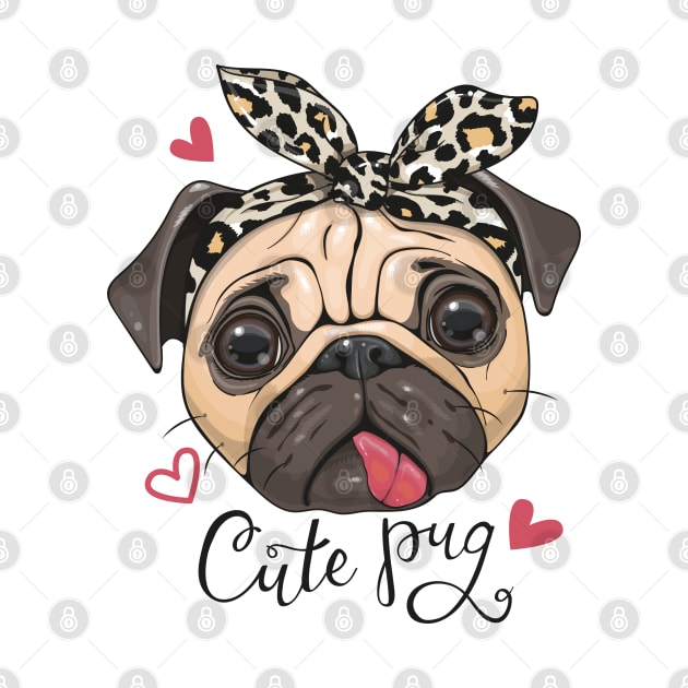 Cute Pug Dog by Reginast777