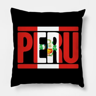 Peruvian Peru Flag Pillow