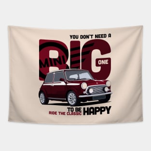 Mini Cooper - Ride The Mini Classic Tapestry