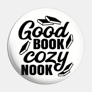 Good Book Cozy Nook Pin