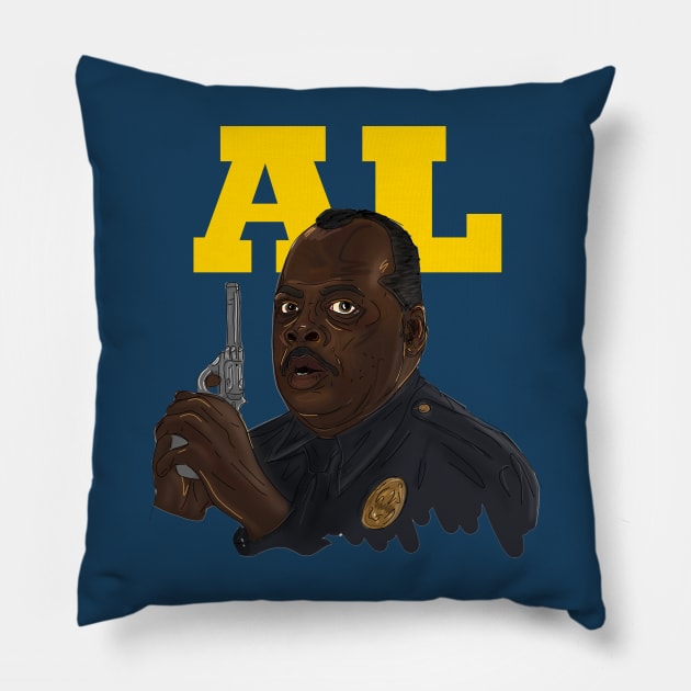 Die Hard: Sgt. Al Powell Pillow by 51Deesigns