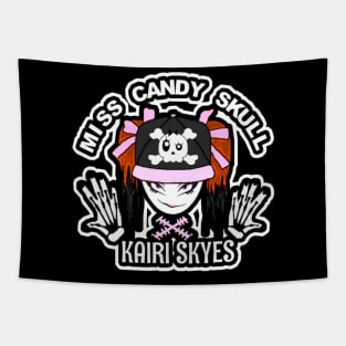 KAIRI SKYES ''MISS CANDY SKULL'' Tapestry