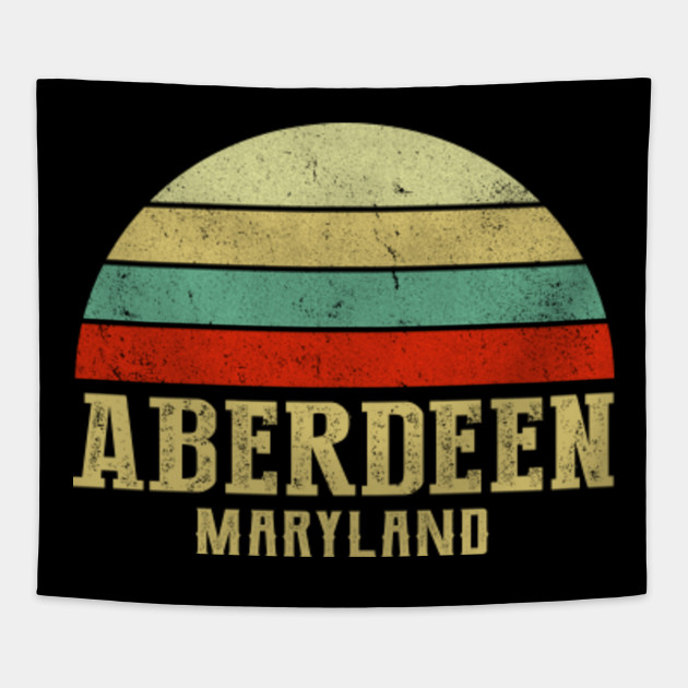 Maryland Vintage Retro Sunset Aberdeen Md Shirt Aberdeen City