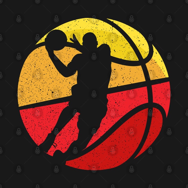 Basketball Retro Vintage Basketball Love by DARSHIRTS