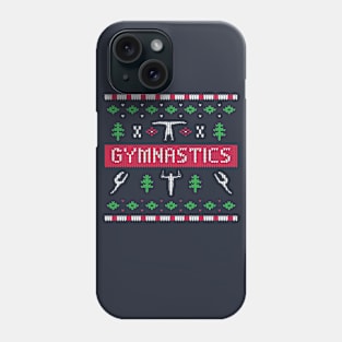 Gymnastics Ugly Christmas Sweater Phone Case